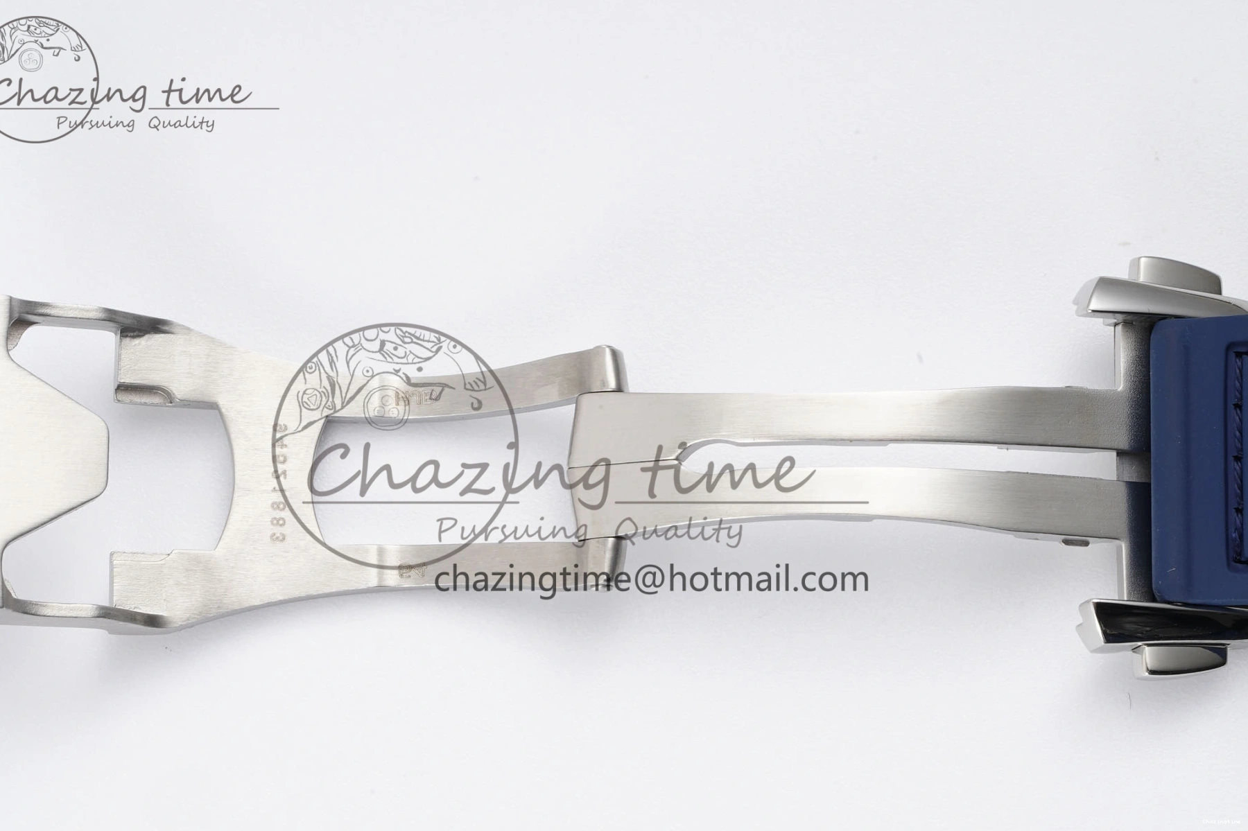 0114 Constellation Blue Ceramic SS 8F 1:1 Best Edition Blue Dial on Blue Gummy Strap A TravelReady 7800